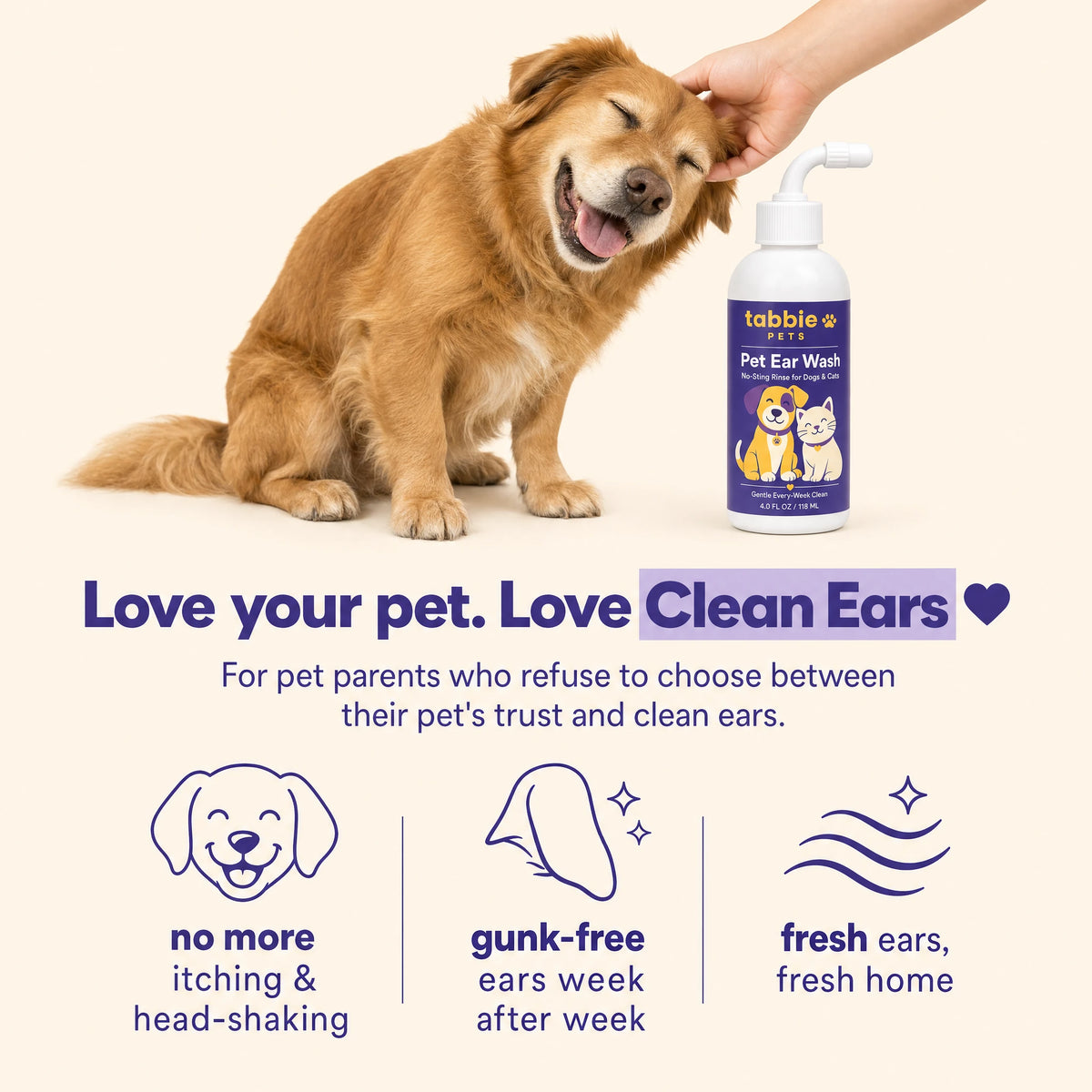 Love your pet. Love clean ears.