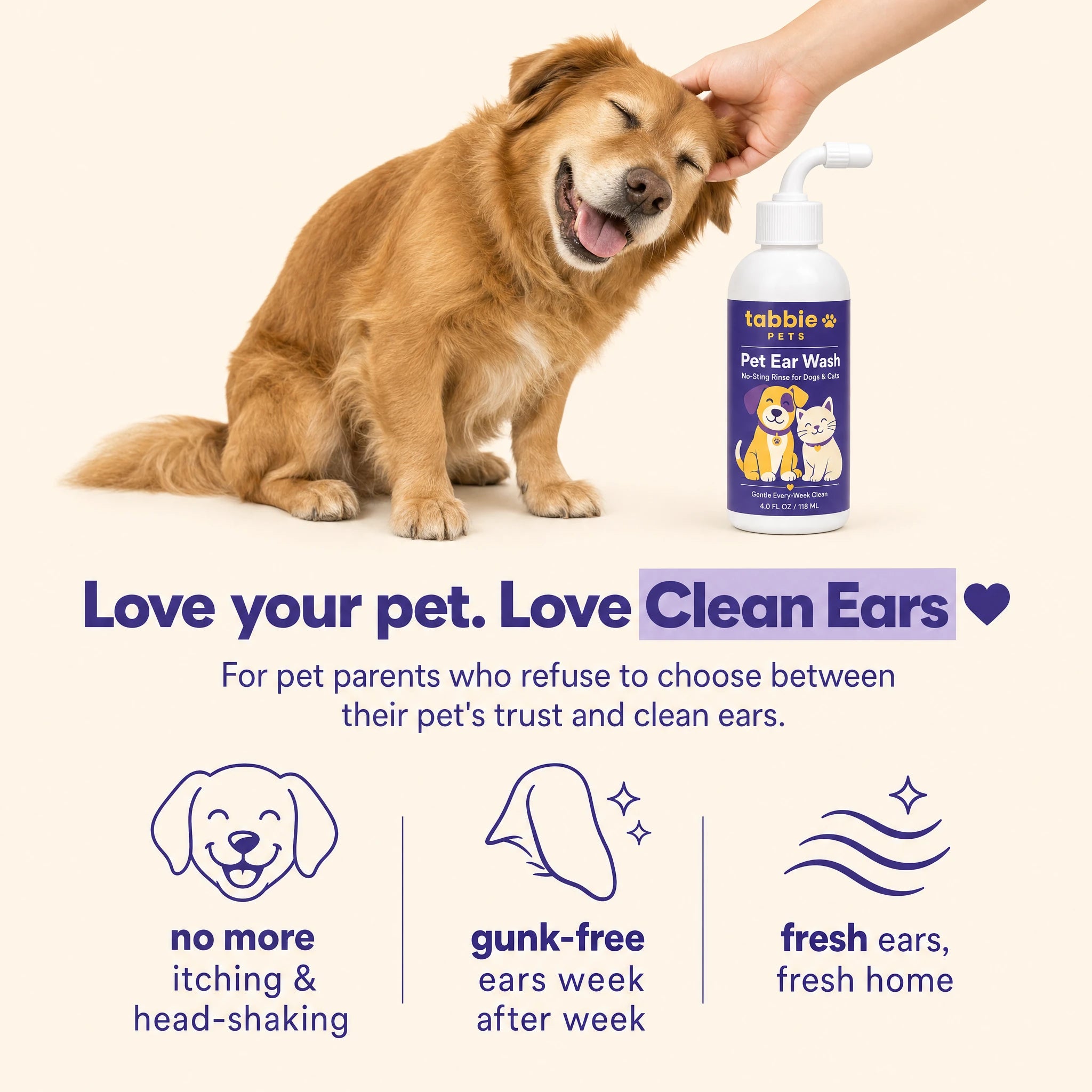 Love your pet. Love clean ears.
