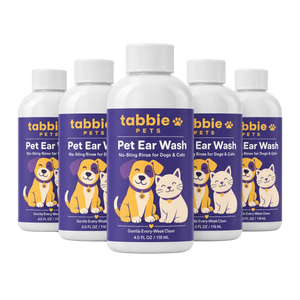 5 bottles of Tabbie Pet Ear Wash